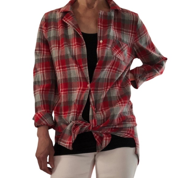 Buffalo David Bitton Button up Plaid Shirt Tunic Size  M - Picture 11 of 13